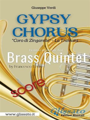 cover image of Gypsy Chorus--Brass Quintet (score)